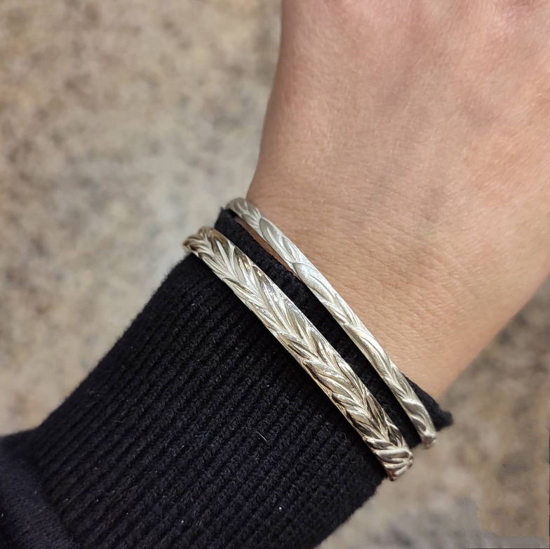 Bracelet OLÉA fin – argent – Image 2