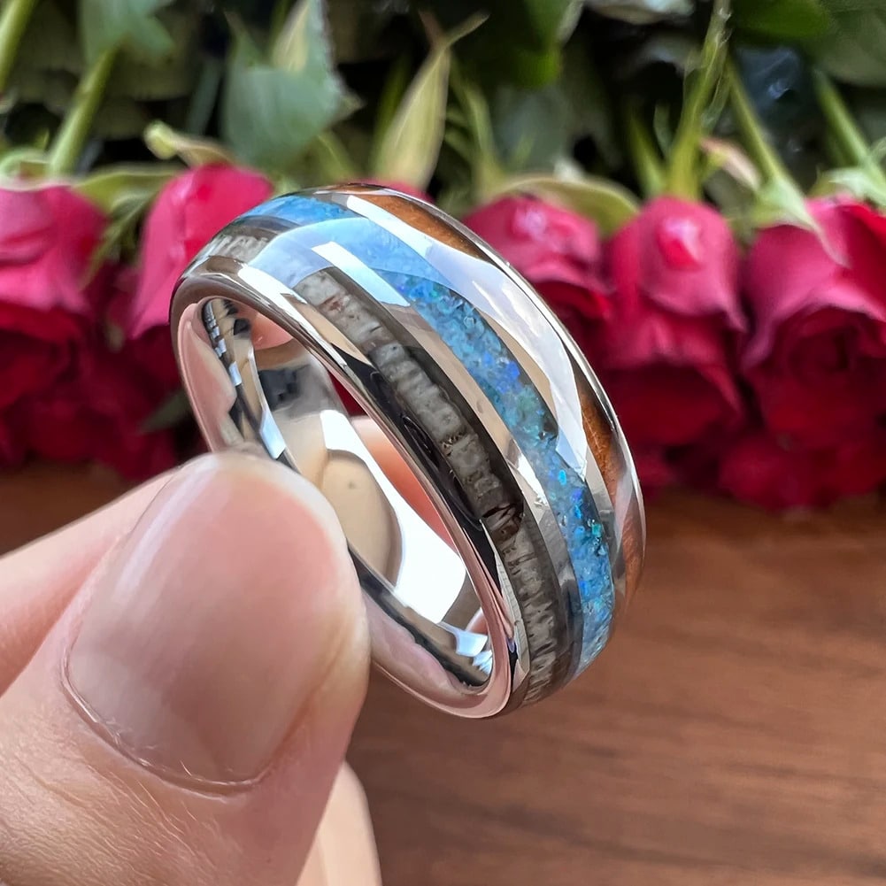 Bague bois homme – Image 3