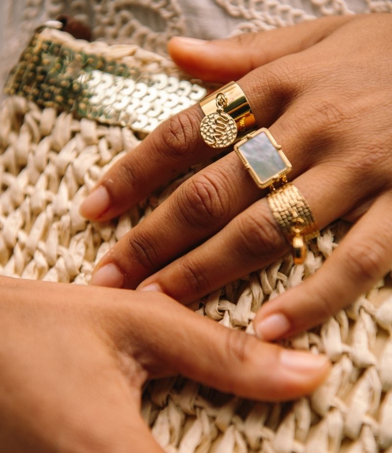 Bague Breloque Serpent – Image 3
