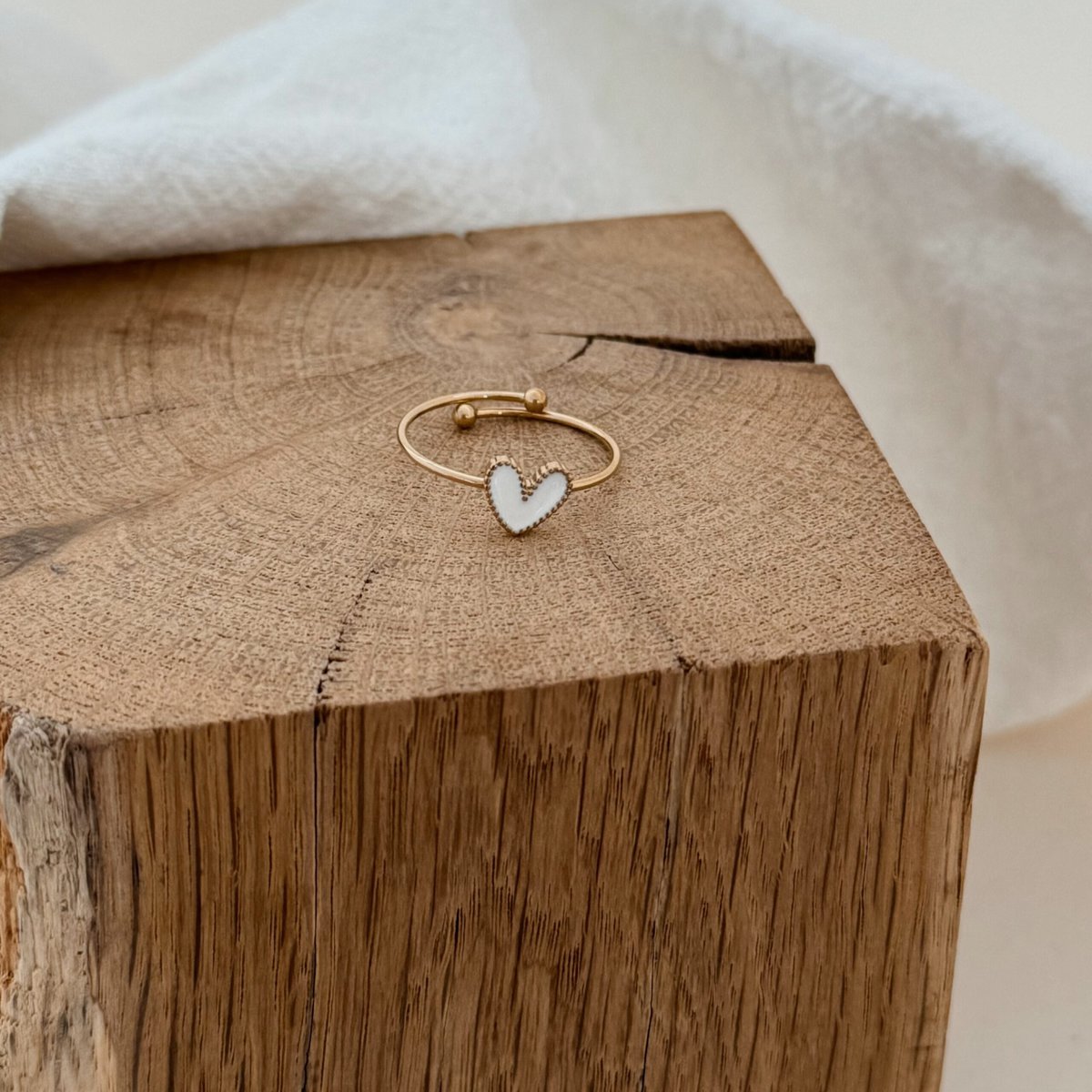 Bague Coeur Côme ( plusieurs coloris ) – Image 4