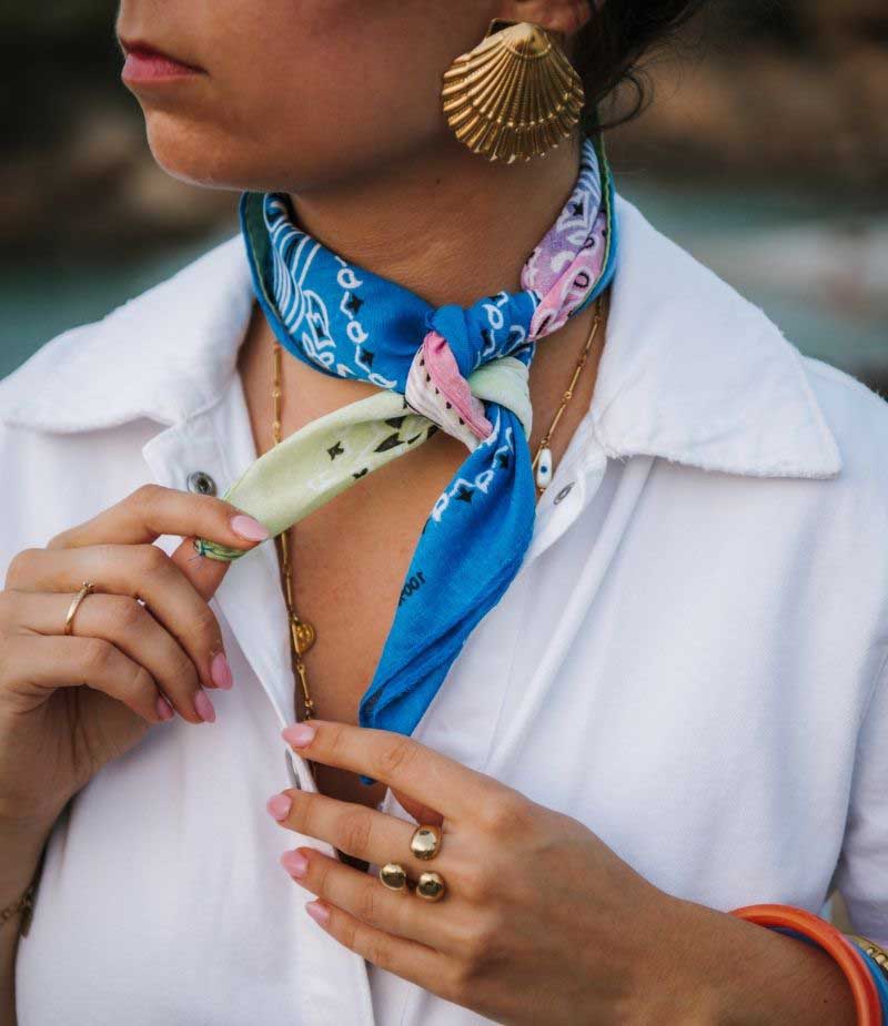 Bandana Tie & Dye – Rose – Image 2