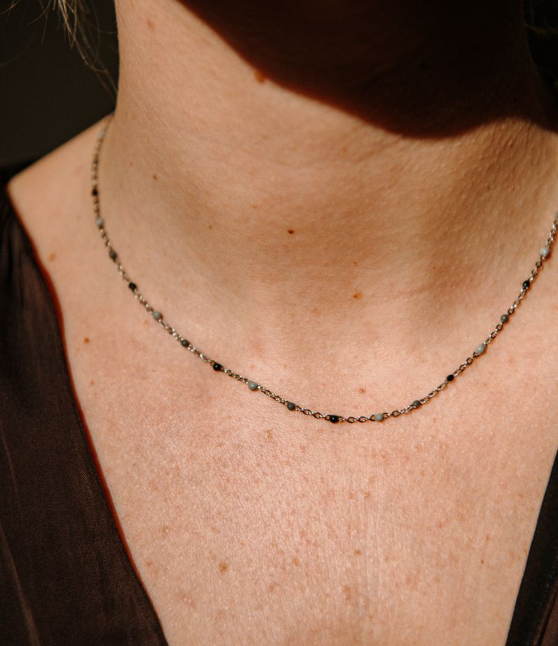 Collier Angèle Camaïeu – Argenté – Image 3