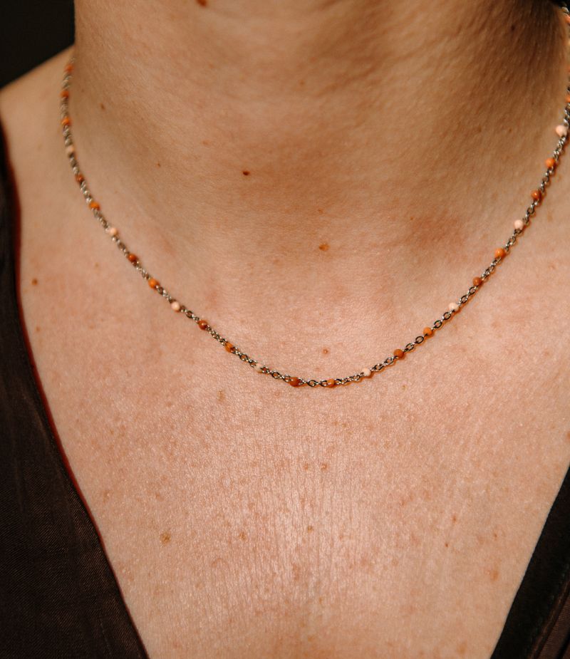 Collier Angèle Camaïeu – Argenté – Image 4