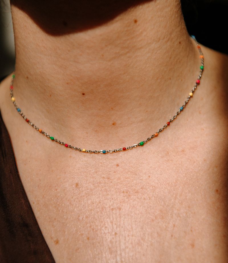 Collier Angèle Camaïeu – Argenté – Image 5