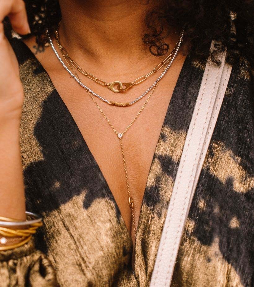 Collier Cravate Fabienne – Image 2