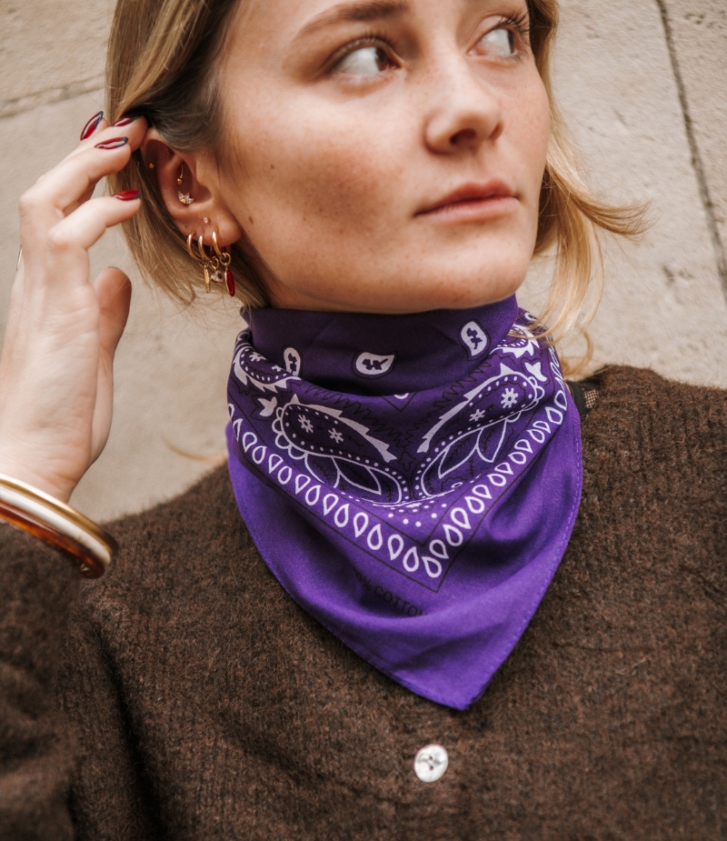 Bandana Lola – Violet – Image 2