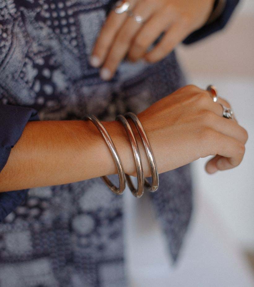 Bracelet Bouddhiste – Gris – Image 2