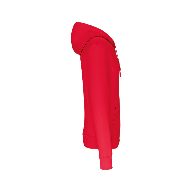 Sweat zippé rouge personnalisable – Image 8