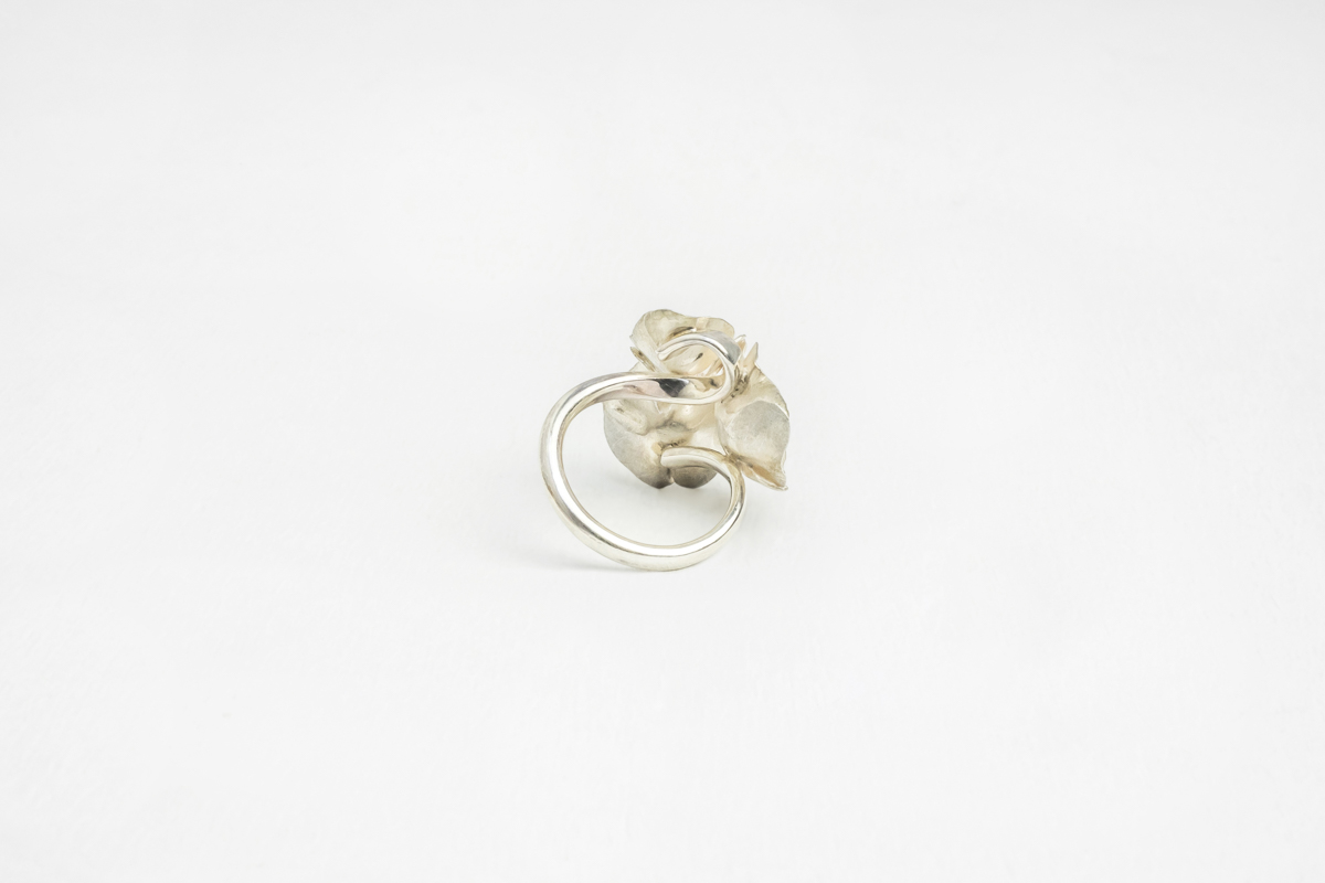 Bague Délicatesse 3 fleurs argent – Image 5