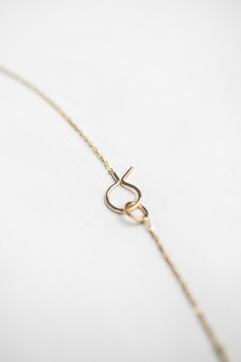 Collier Délicatesse 1 fleur or – Image 4