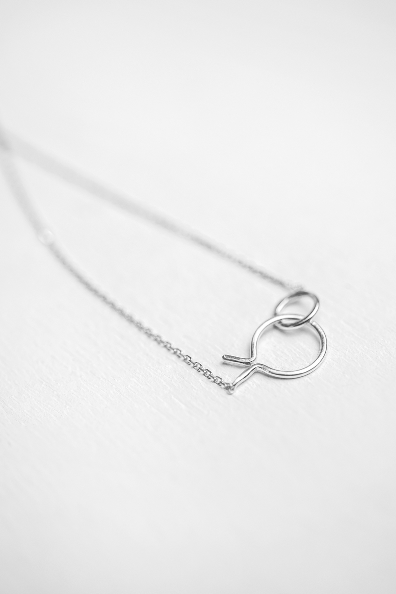 Collier Délicatesse 1 fleur argent – Image 4